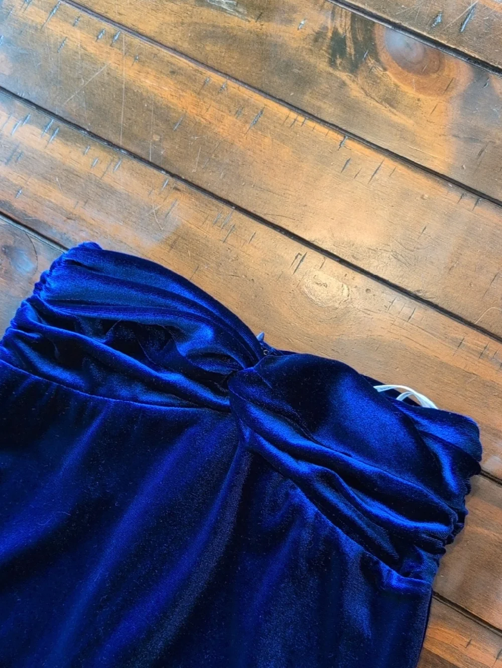 Miss Circle Betta Velvet Flared Pencil Skirt